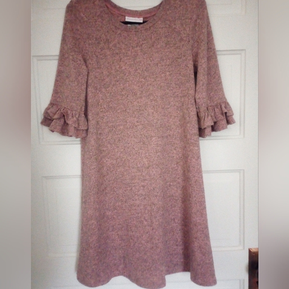 Bonnie Jean Pink Knit Dress - Picture 1 of 4